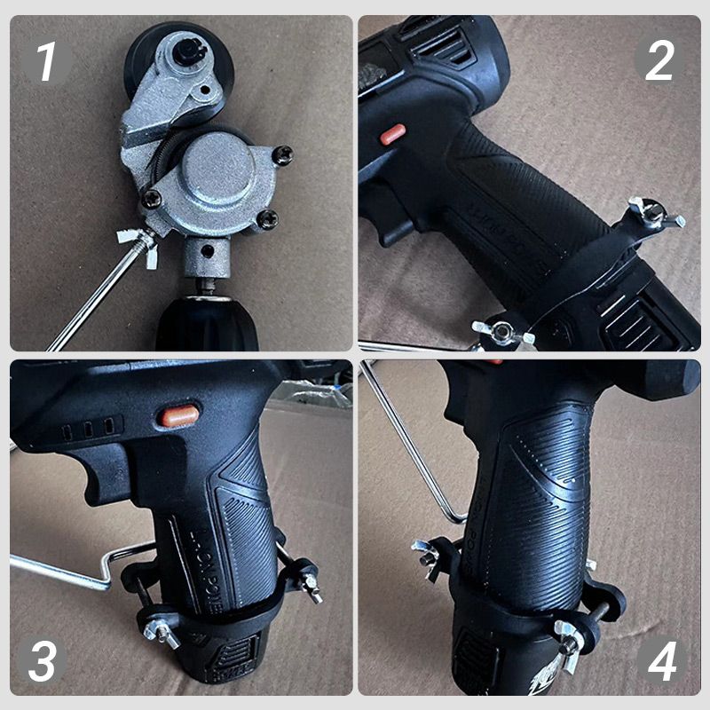 Drill Sheet Metal Cutter Attachment – Electric Metal Shears and Plate Nibbler