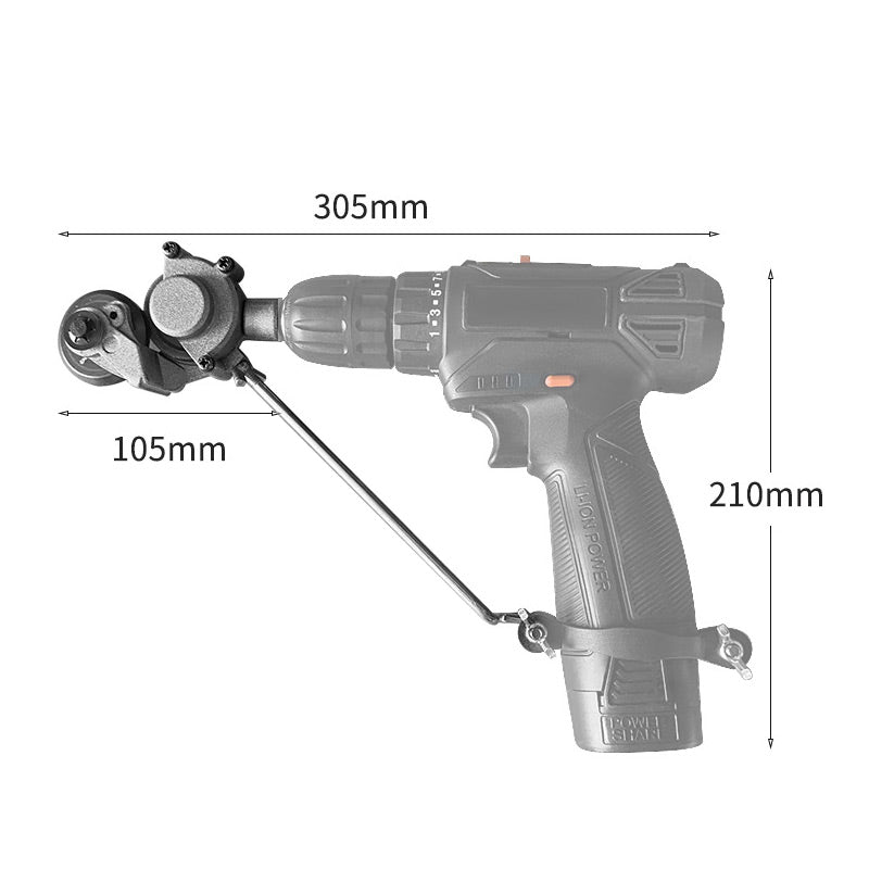 Drill Sheet Metal Cutter Attachment – Electric Metal Shears and Plate Nibbler
