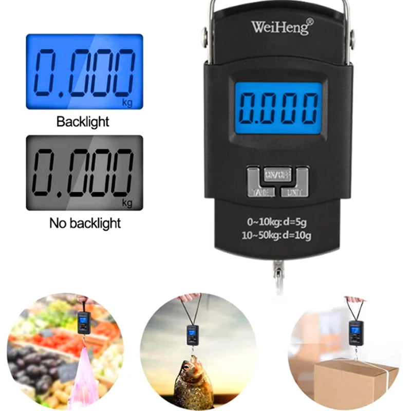 ⚖️ Portable Digital Luggage Scale with Hook – Precise, Compact & Easy to Use – Avoid Costly Overweight Fees 🧳 ✈️