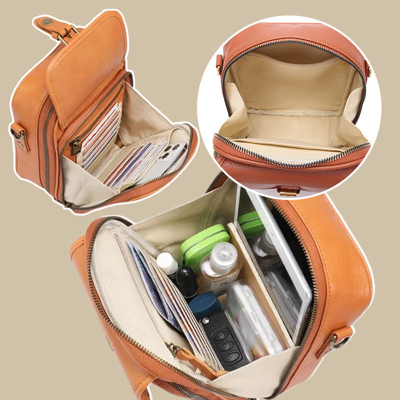 Women's Small Square Crossbody Bag – Elegant Box-Style Shoulder Bag