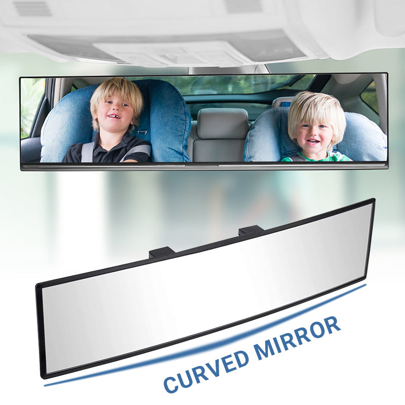 Panoramic Interior Mirror – Wide-Angle & Universal Fit