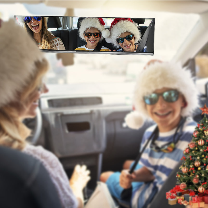 Panoramic Interior Mirror – Wide-Angle & Universal Fit