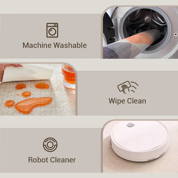 Luxury Washable & Stain-Resistant Rug