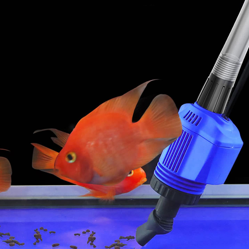 Electric Aquarium Vacuum Cleaner & Water Changer - 3-in-1 Gravel Cleaner - With Filter Function