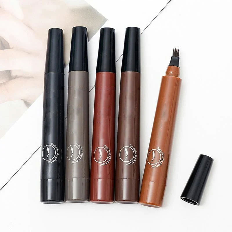 Microblading Eyebrow Pen – Waterproof Eyebrow Pencil with Micro-Fork Tip (Natural Effect)