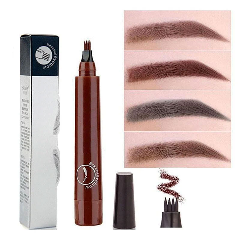 Microblading Eyebrow Pen – Waterproof Eyebrow Pencil with Micro-Fork Tip (Natural Effect)