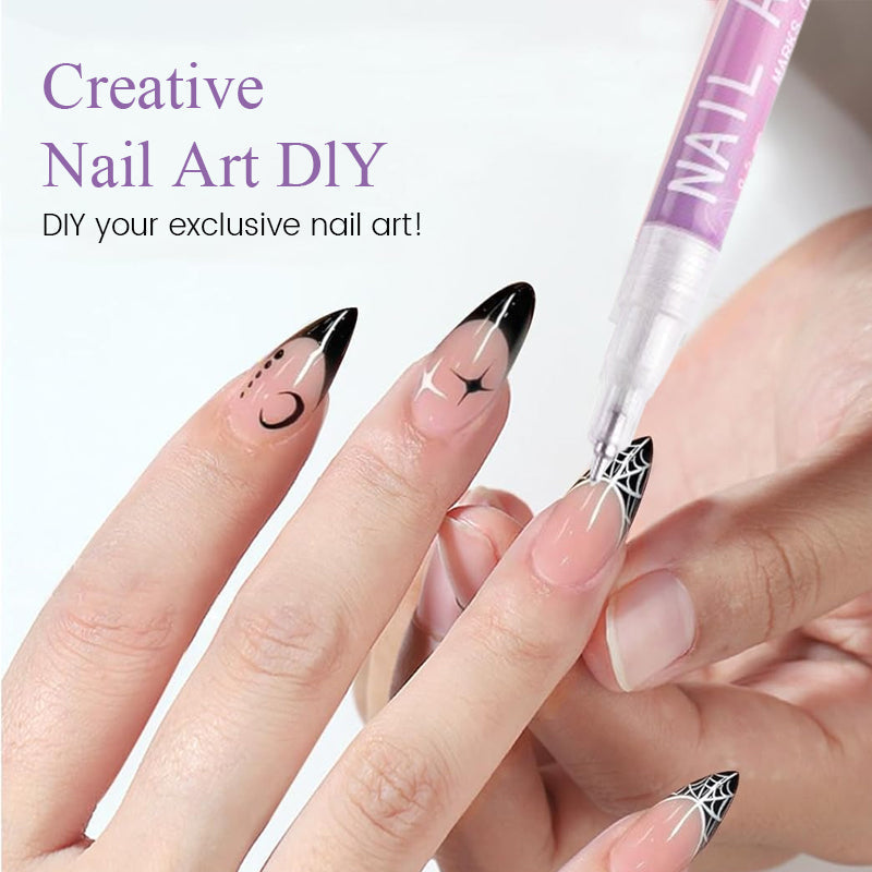Nail Art Pen Set – 12 Colors