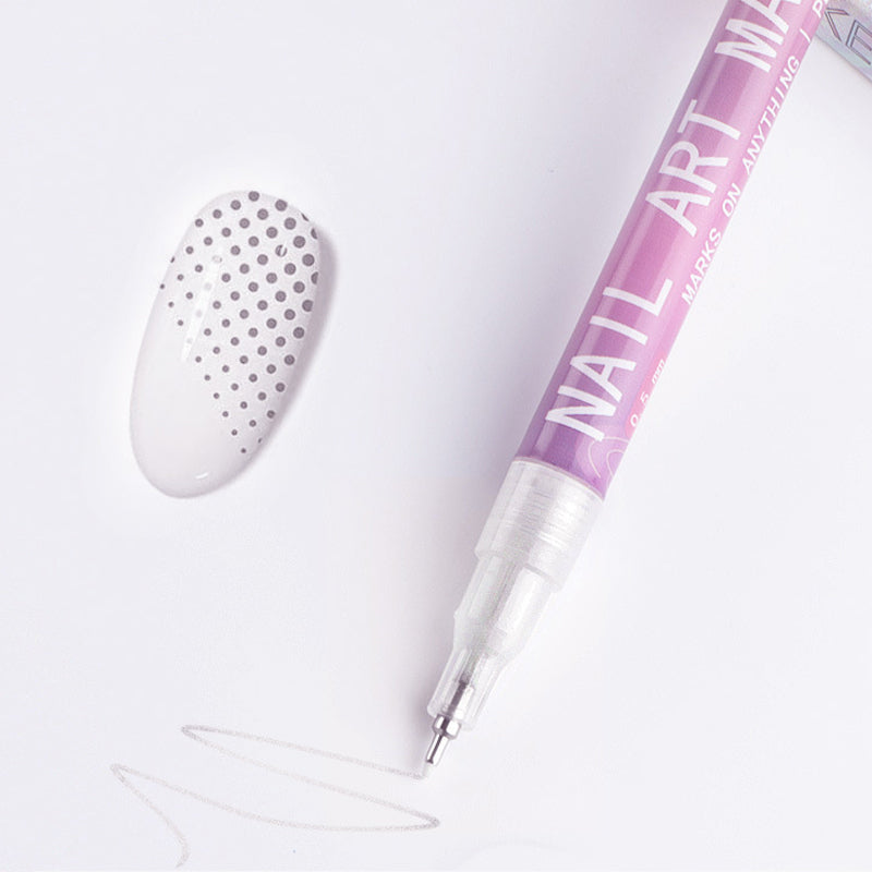 Nail Art Pen Set – 12 Colors