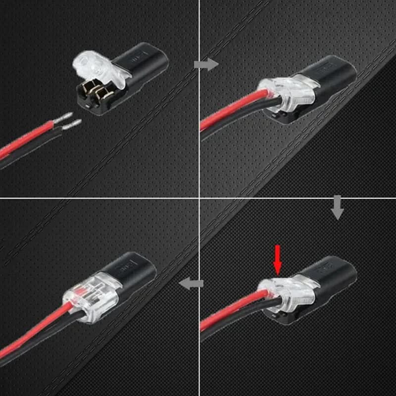 π 2-Wire Push-In Wire Connector