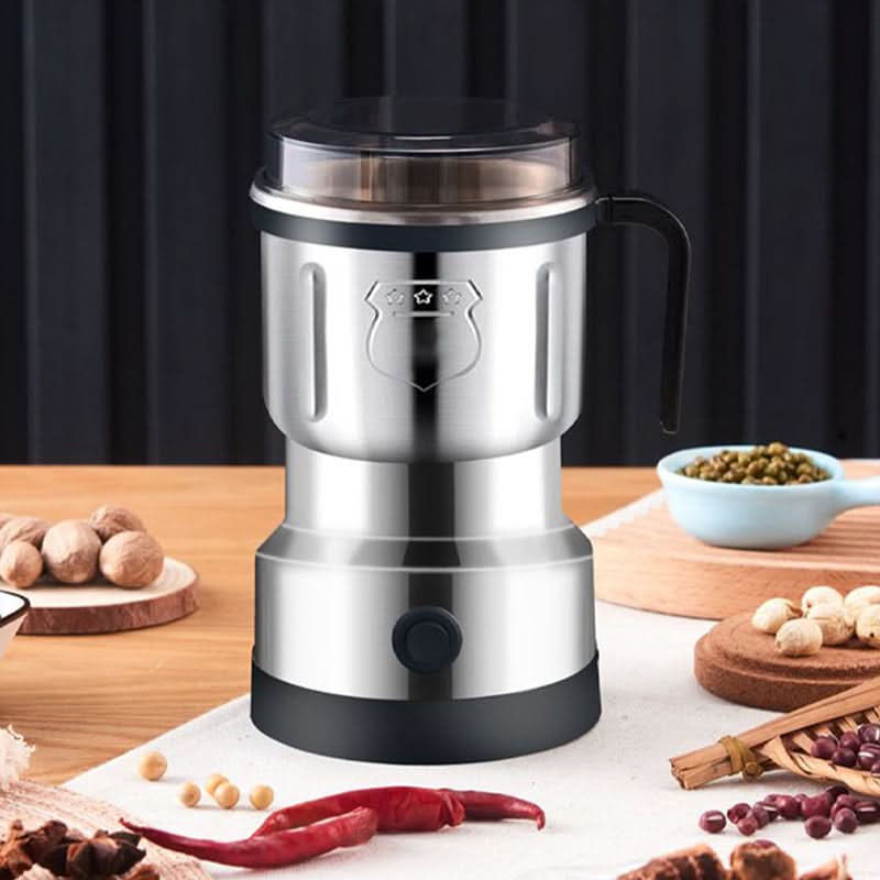 Electric Coffee & Spice Grinder – Stainless Steel Bean Grinder for Coffee, Nuts & Seeds (Compact)