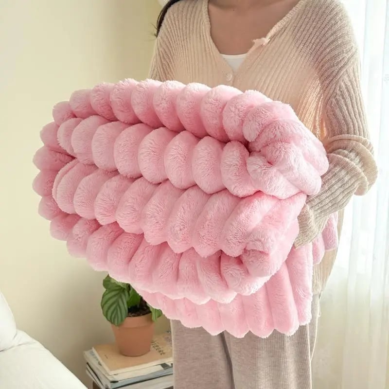 Super Soft Teddy Blanket – Double-Sided & Warm