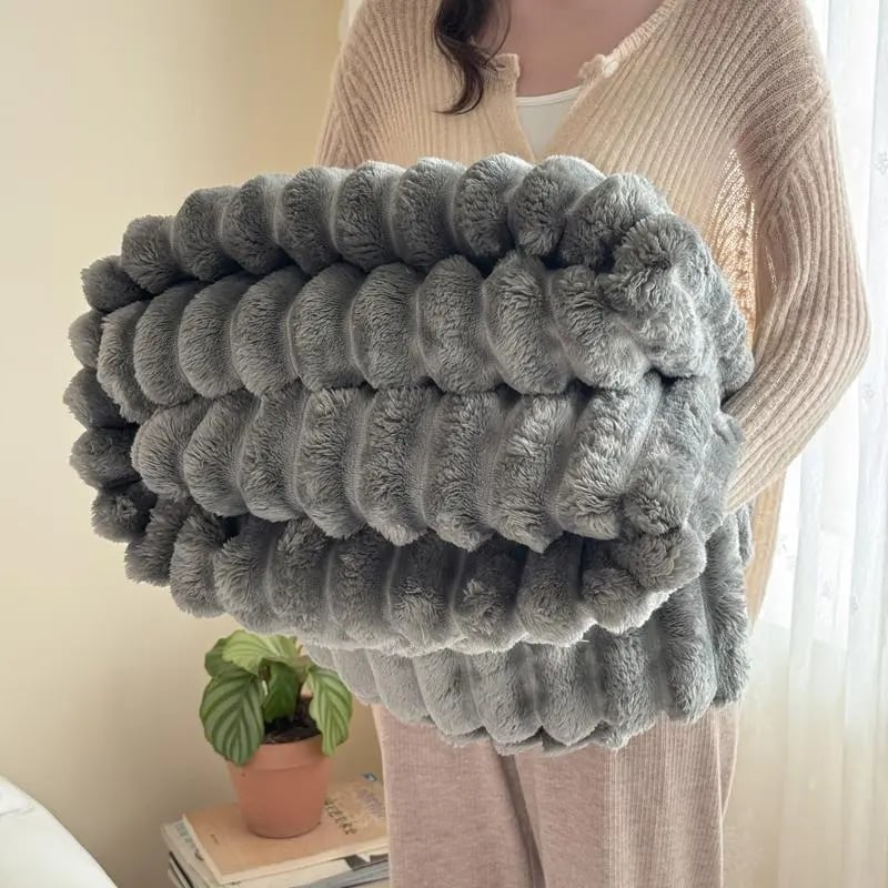 Super Soft Teddy Blanket – Double-Sided & Warm