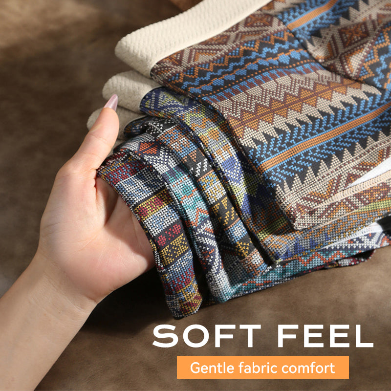 Breathable Men’s Boxer Shorts with Geometric Pattern – 1 Set (3 Pieces)