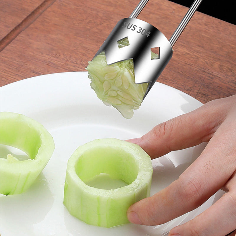 Universal Stainless Steel Pitter – For Quick & Easy Fruit Pitting