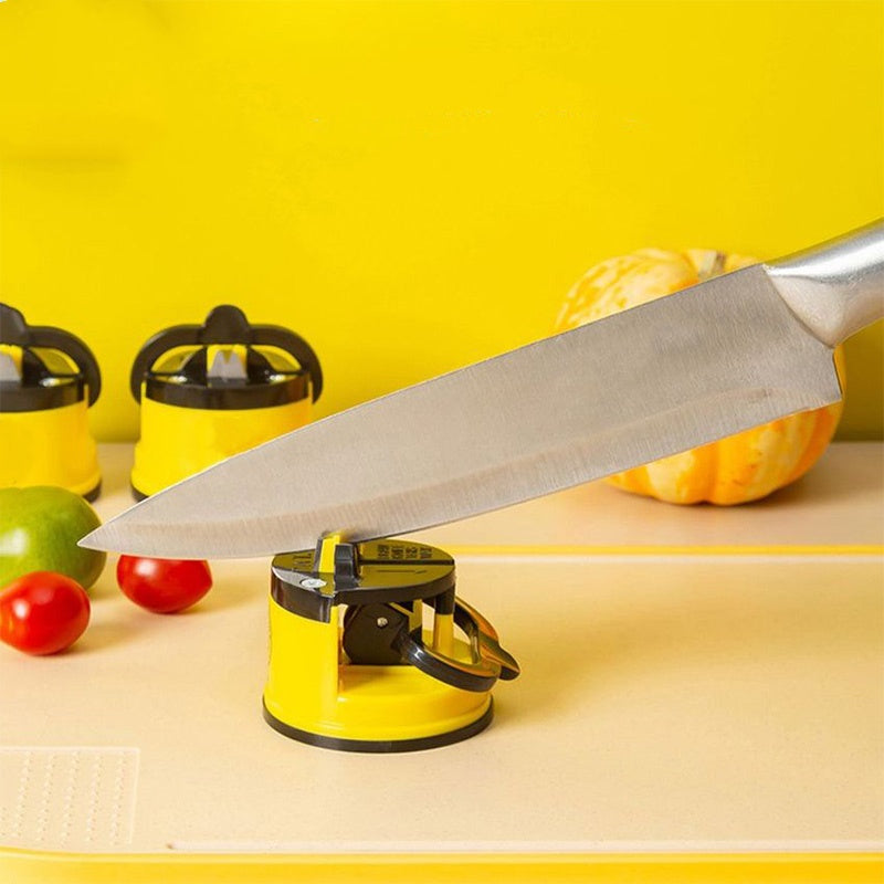 Mini Knife Sharpener with Suction Cup – Compact & Safe Sharpening