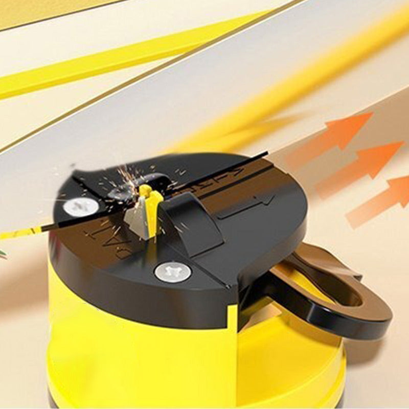 Mini Knife Sharpener with Suction Cup – Compact & Safe Sharpening