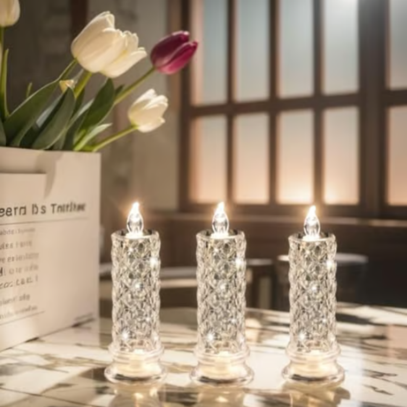 Romantic LED Candles – Value Pack 4 Pieces