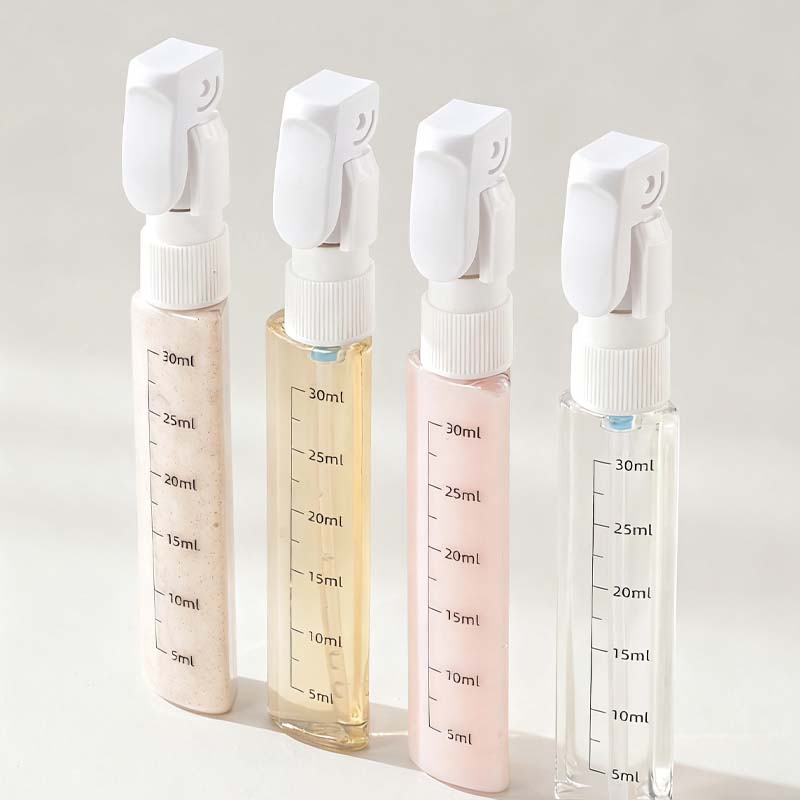 4-in-1 Travel Bottle Set for Carry-on – Leak-proof Silicone Travel Bottles