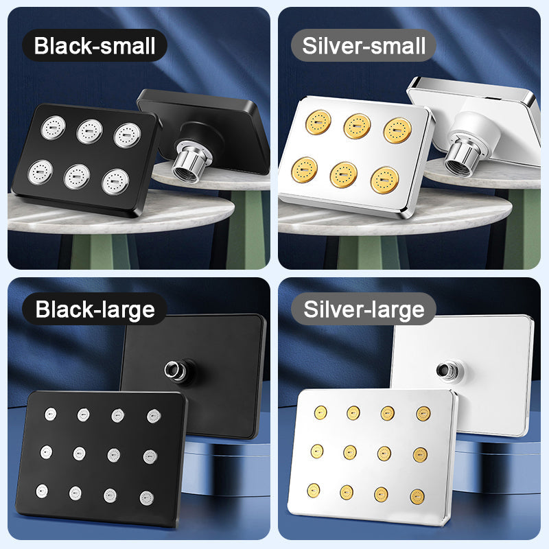 Flexible Square Shower Head – 360° Adjustable