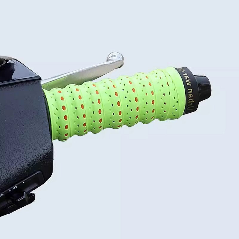 Ergonomic Motorcycle Grips with Pressure Point Pattern