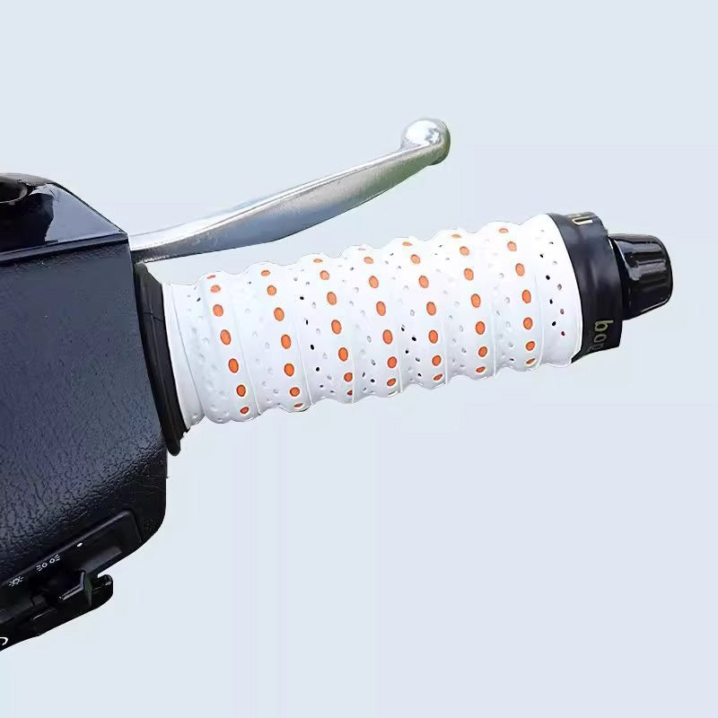Ergonomic Motorcycle Grips with Pressure Point Pattern