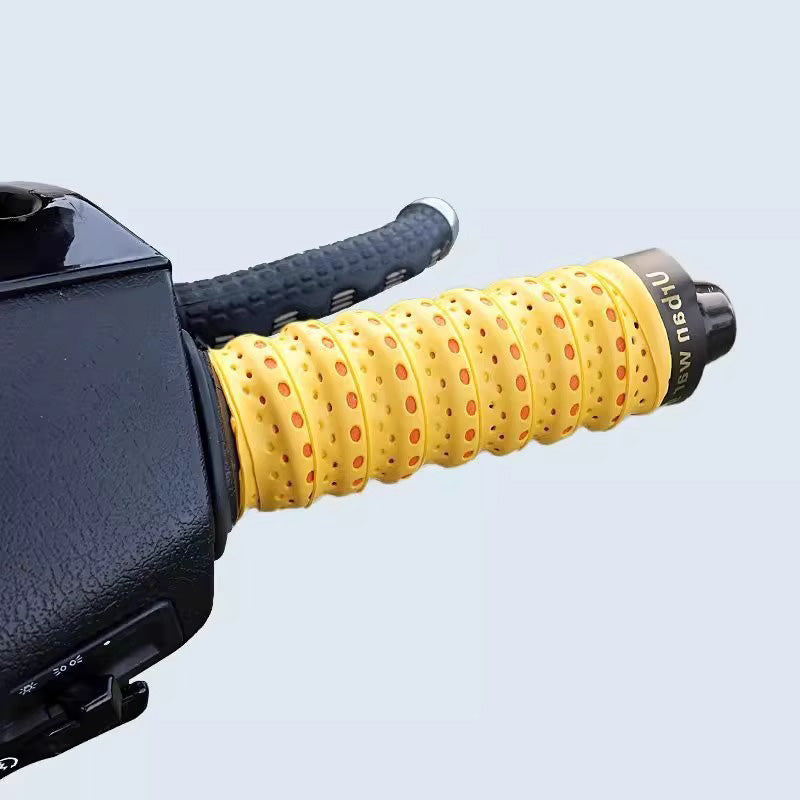 Ergonomic Motorcycle Grips with Pressure Point Pattern