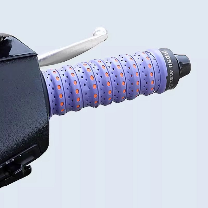 Ergonomic Motorcycle Grips with Pressure Point Pattern