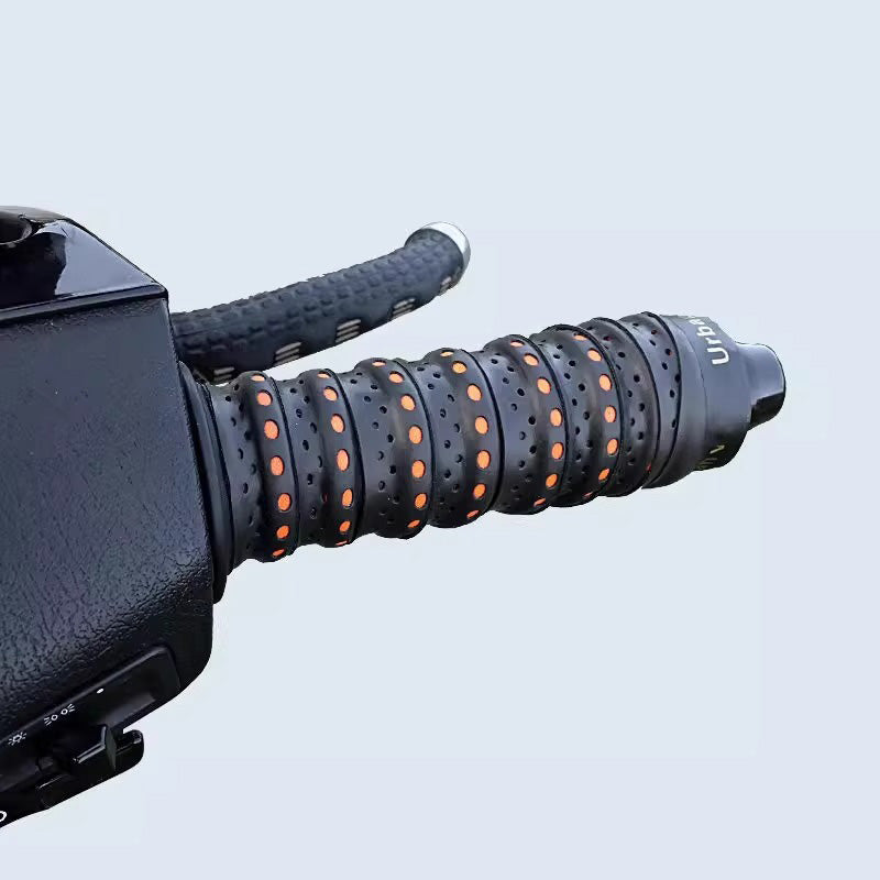 Ergonomic Motorcycle Grips with Pressure Point Pattern