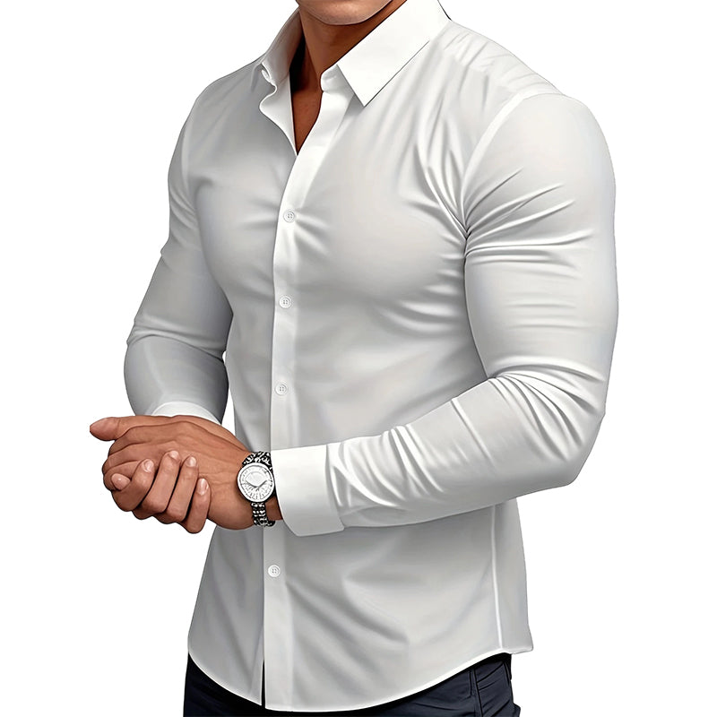 Solid Men’s Long-Sleeve Shirt