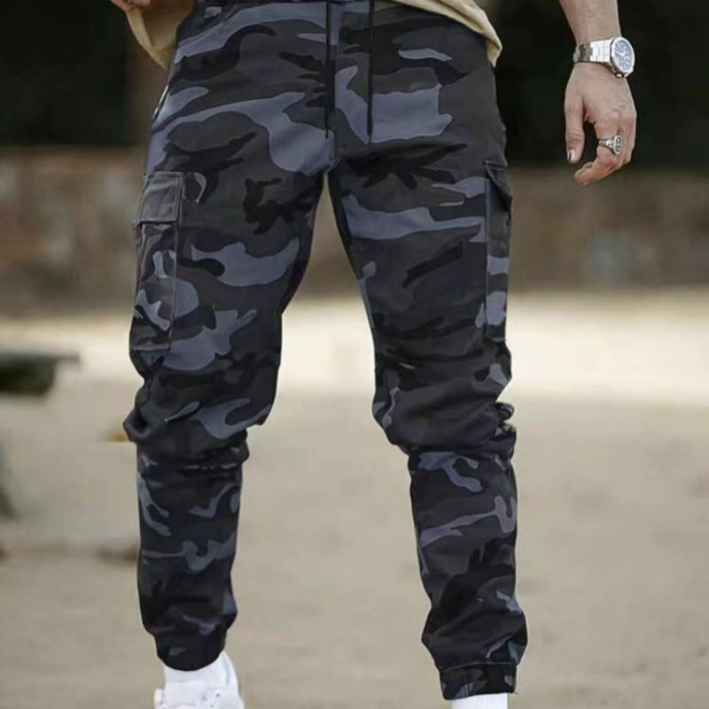 Men's Tactical Cargo Pants - Army Camouflage Print