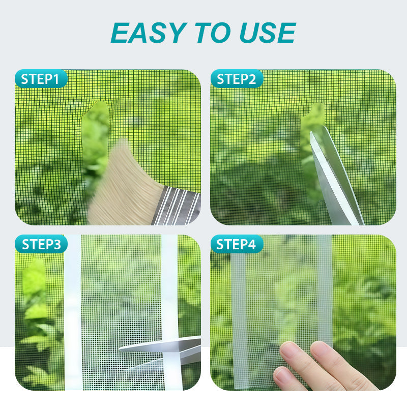 Self-Adhesive Window Screen Repair Tape