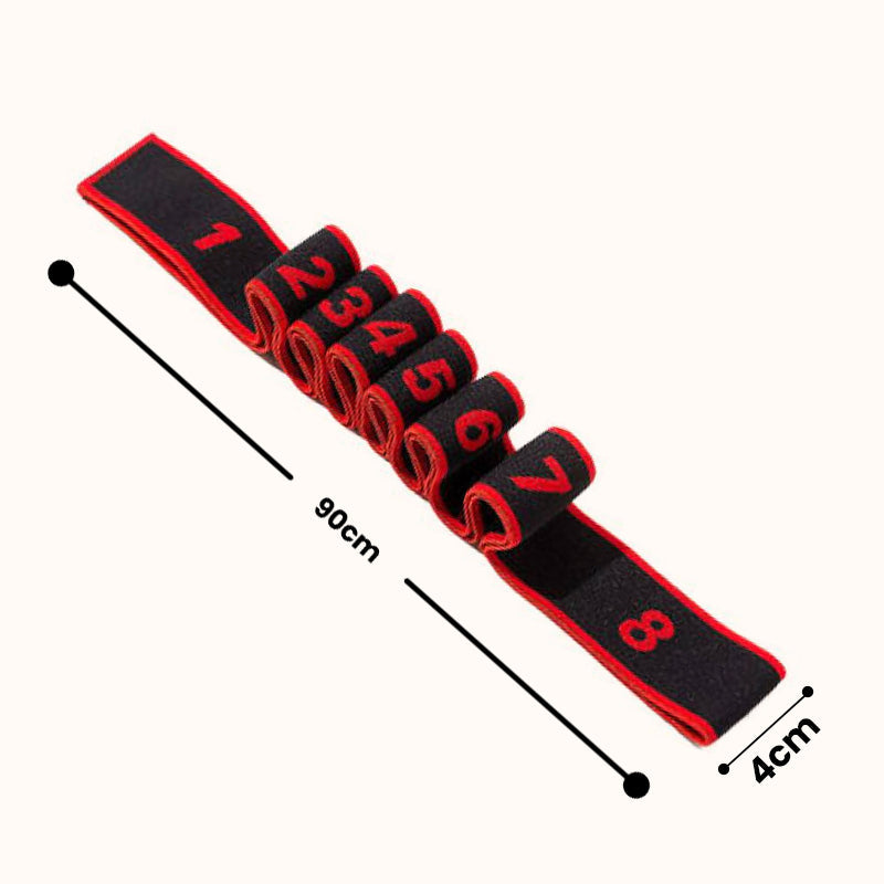Long Resistance Band – Yoga Elastic for Pilates & Stretching (Fitness Band)