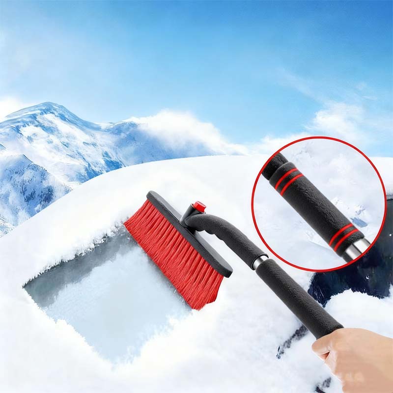 Extendable Snow Brush with Ice Scraper