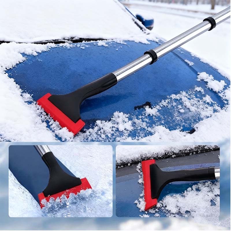 Extendable Snow Brush with Ice Scraper