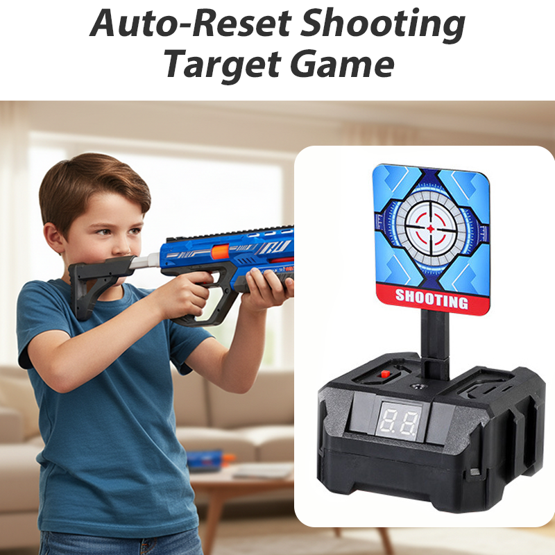 Interactive Shooting Game with Moving Targets & Auto-Reset