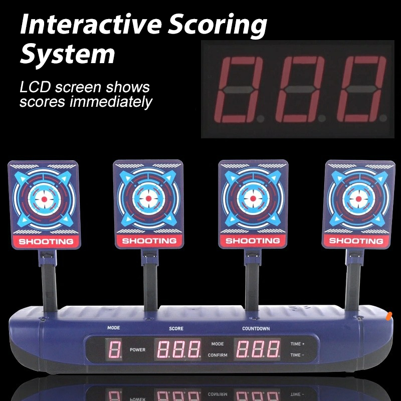 Interactive Shooting Game with Moving Targets & Auto-Reset