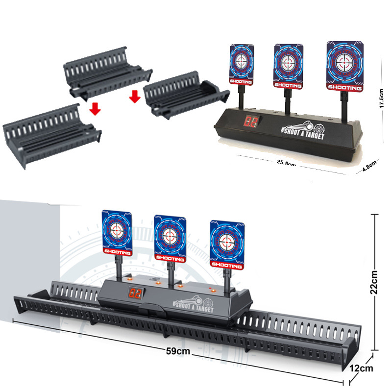 Interactive Shooting Game with Moving Targets & Auto-Reset
