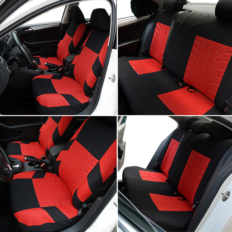 Tough Car Seat Cover Set (Tire-Tread Look)