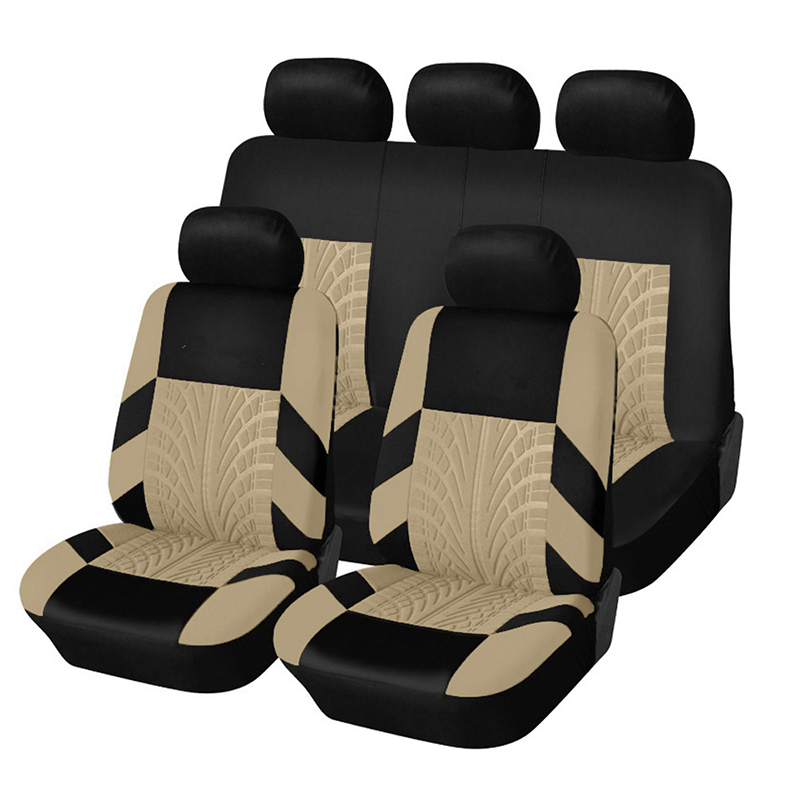 Tough Car Seat Cover Set (Tire-Tread Look)