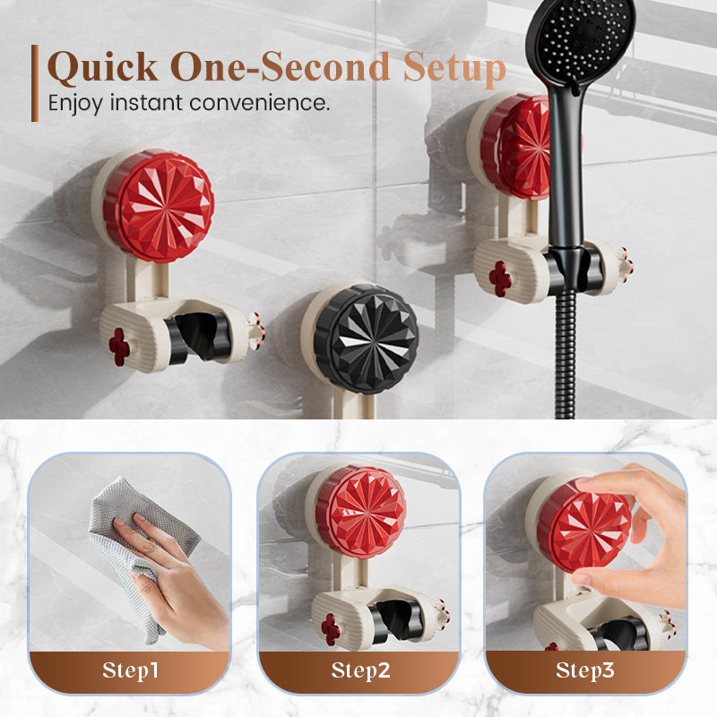 Adhesive Shower Rack for the Bathroom