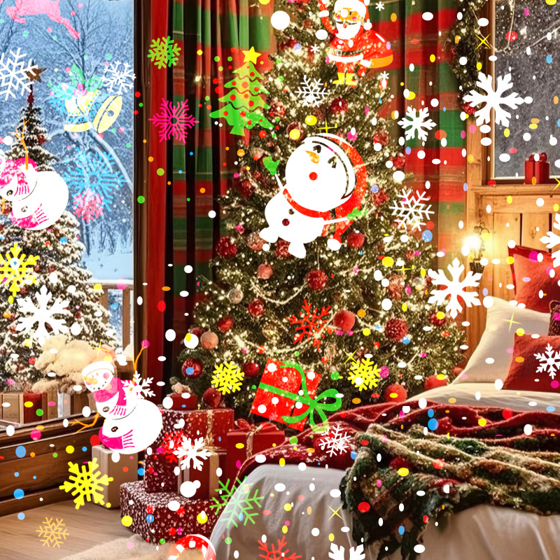 Magical Christmas Projector with Moving Patterns