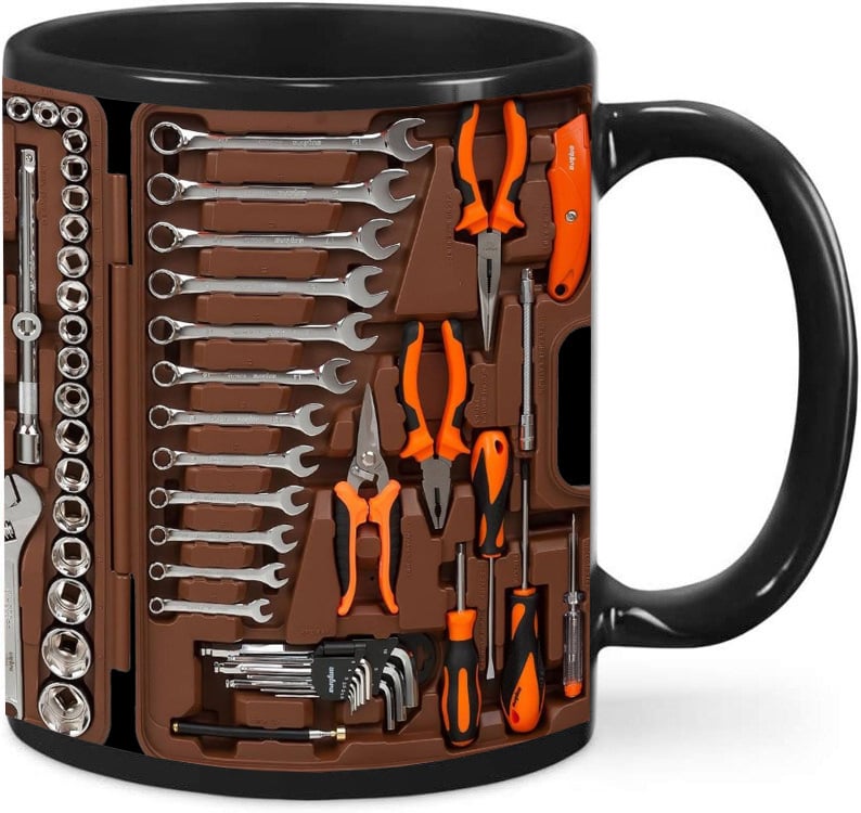 Tough Guy Mug - Toolbox Design