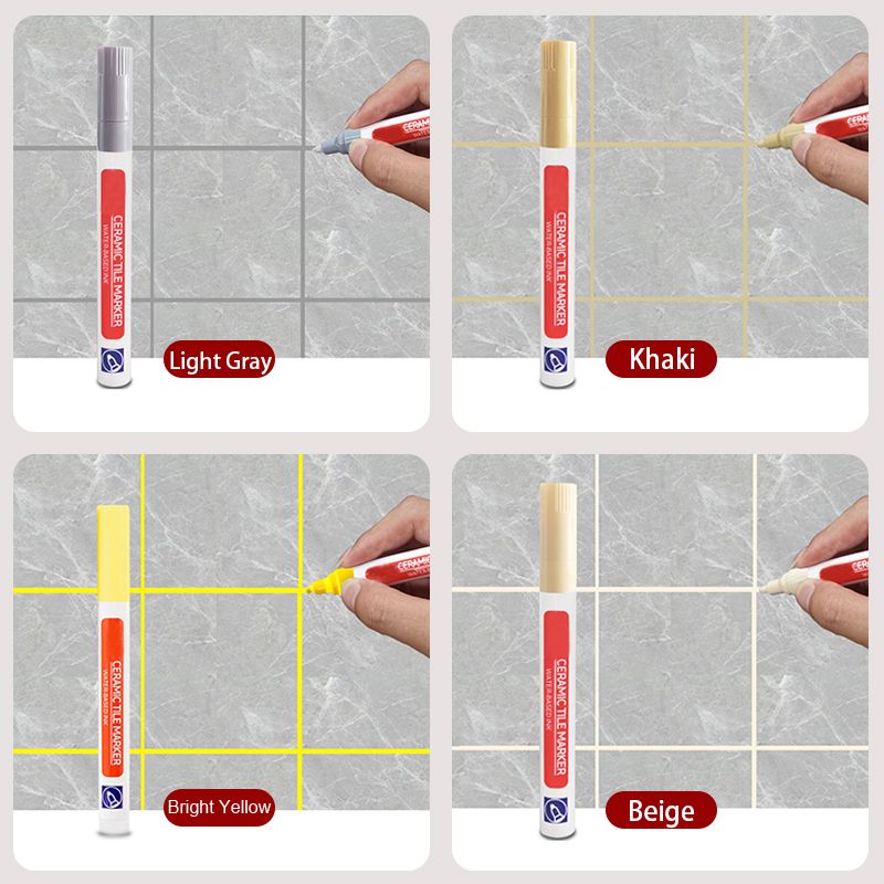 Mold-Resistant and Waterproof Tile Grout Pen ✏️