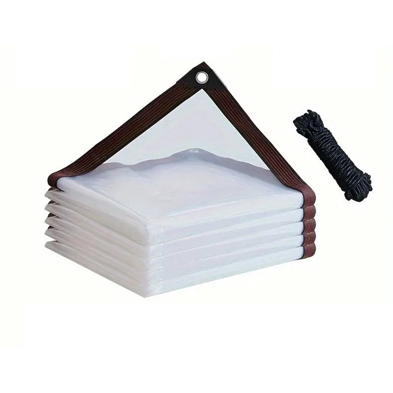Heavy-Duty Clear Waterproof Tarp | UV-Resistant and Tear-Proof