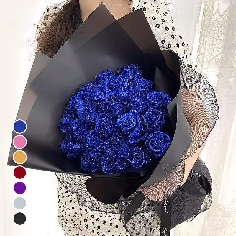 DIY Glitter Rose Set - Make Your Own Bouquet