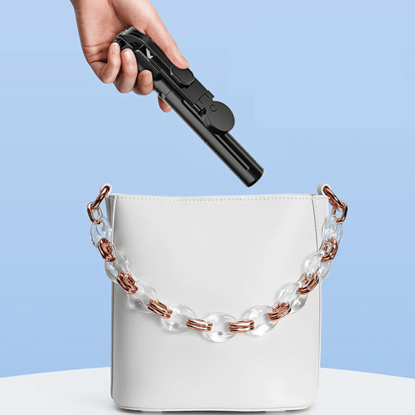 6-in-1 Selfie Stick Tripod with Light – Bluetooth Tripod with Remote (For iPhone & Android)