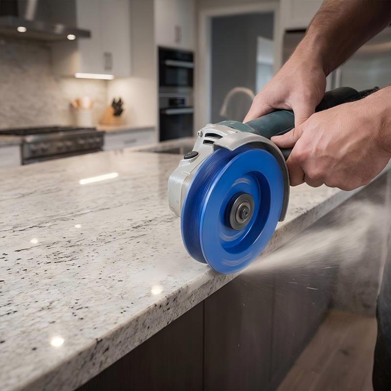 Concave grinding wheel for stone