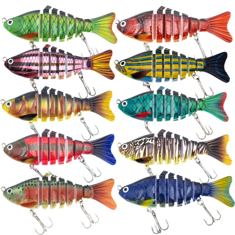 π£ Save 50%! π Multi-Jointed Bionic Swimming Bait / Fishing Lure Wobbler