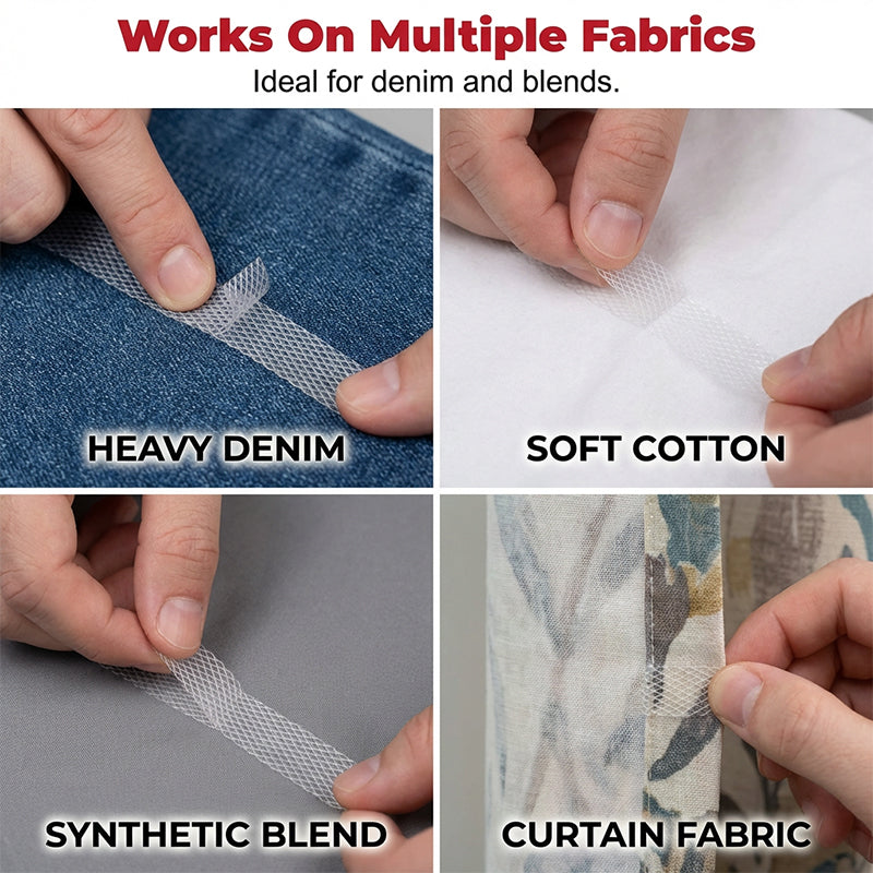 Iron-on Hemming Tape – Self-Adhesive Fabric Fusing Tape