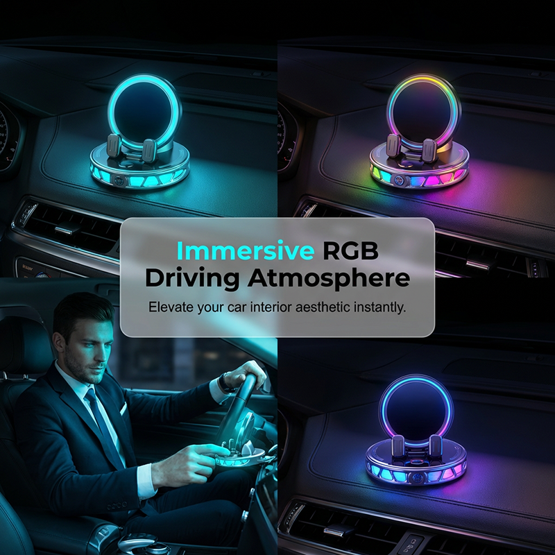 RGB Car Phone Holder